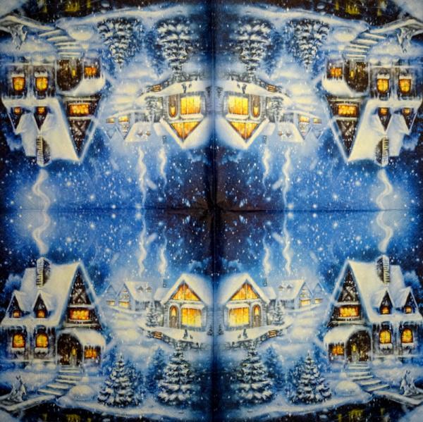 100 Winterlandschaft - 3-lagig (100)